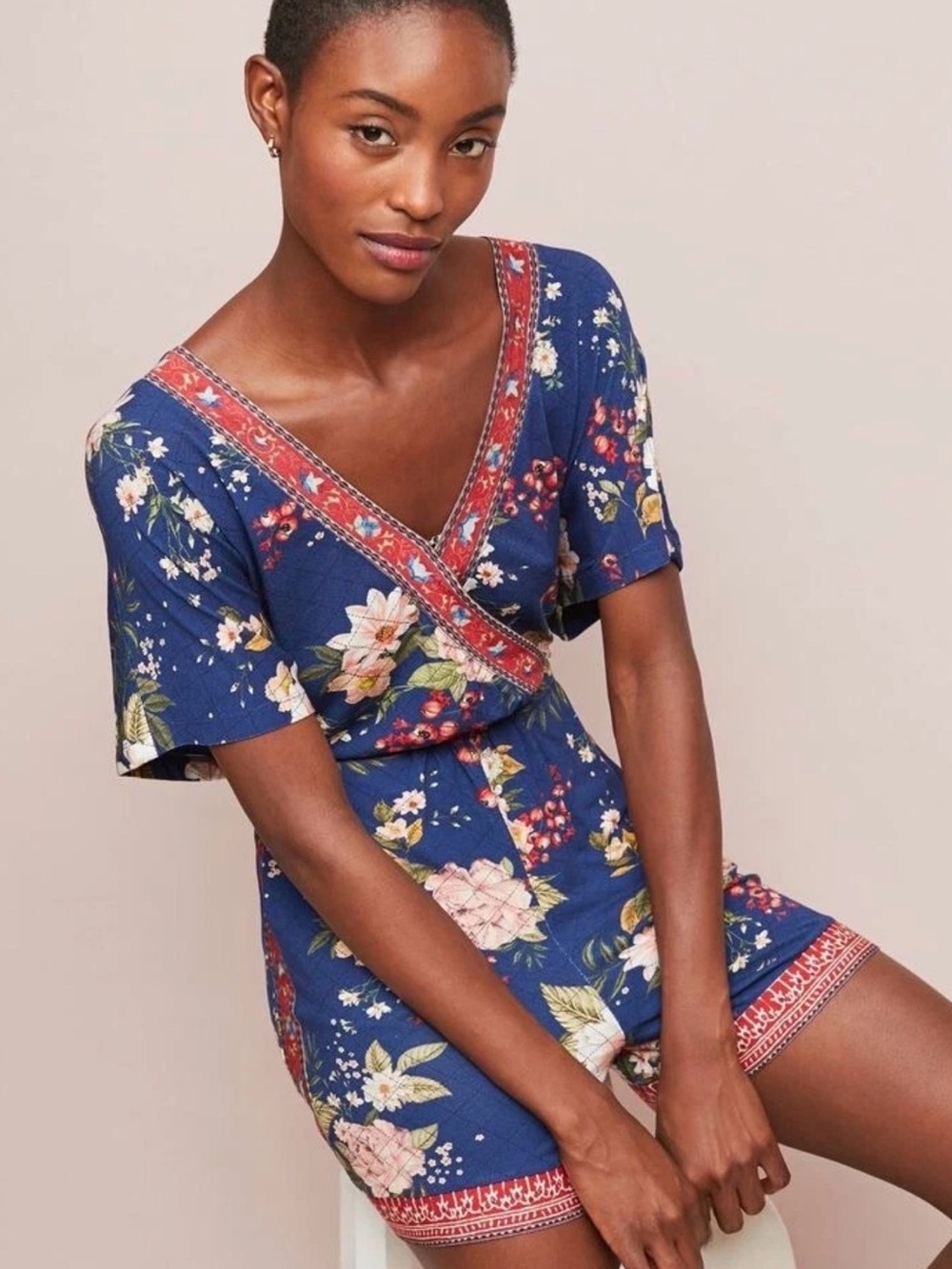 Farm Rio Estelle Floral Romper